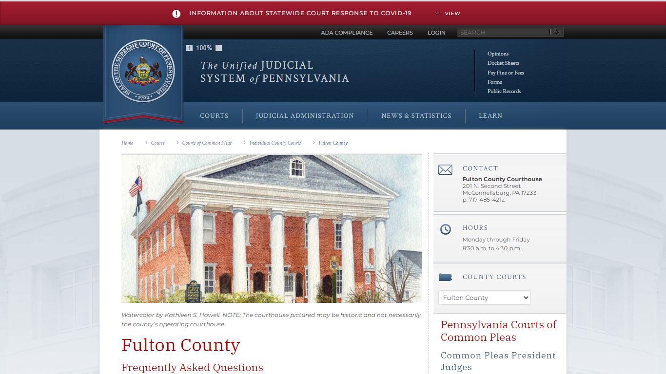 Fulton County | Individual County Courts | Courts of ...