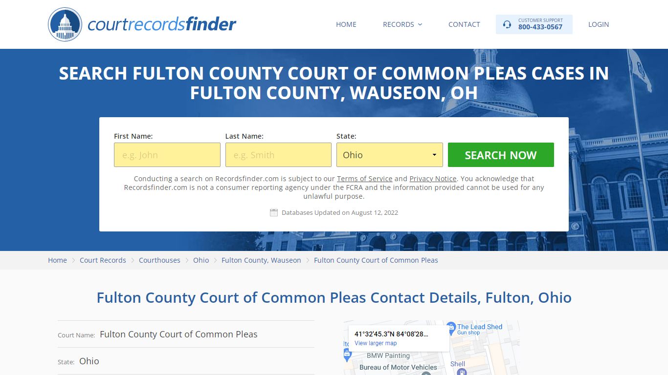 Fulton County Court of Common Pleas Case Search - Fulton ...